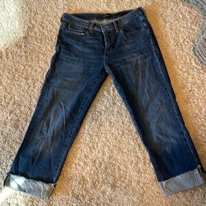 Banana Republic Cuffed Girlfriend Jeans
